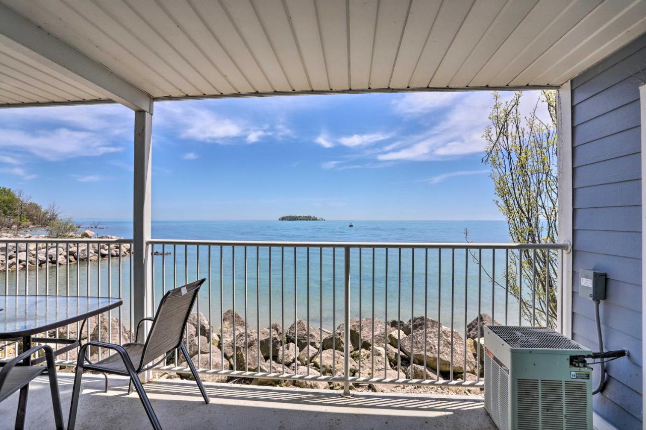 Cozy Lakefront Middle Bass Retreat With Balcony Put-in-Bay Exterior foto